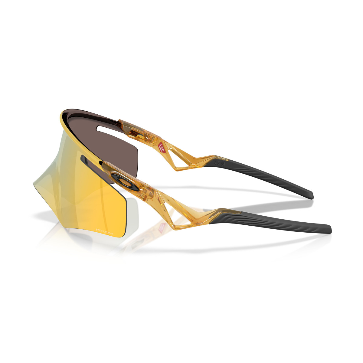 Oakley QNTM Kato™ Sunglasses | Transparent Light Curry - Prizm 24k